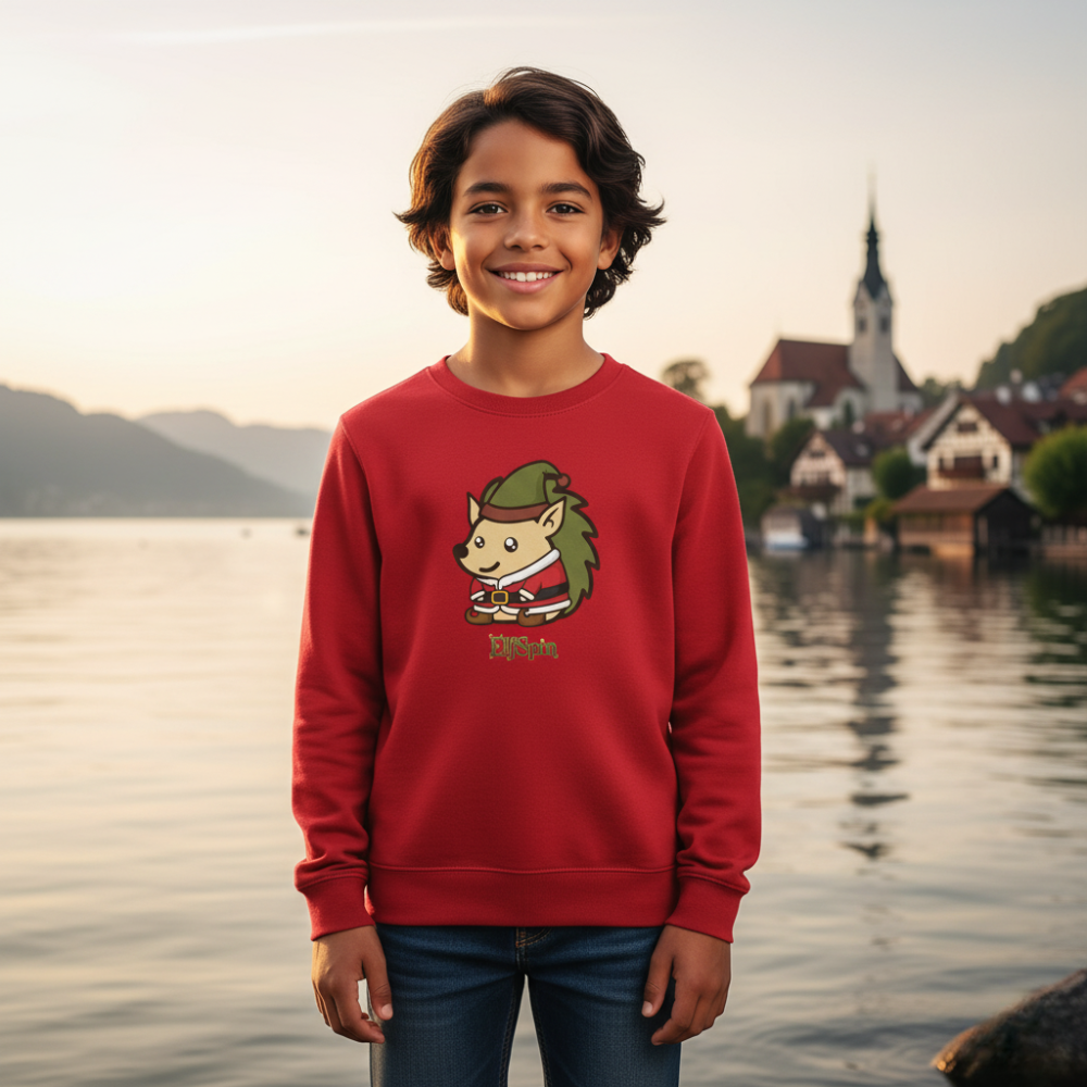 Spin | Kinder recycled Weihnachtspullover - Nachhaltig Christmas Collection ElfSpin
