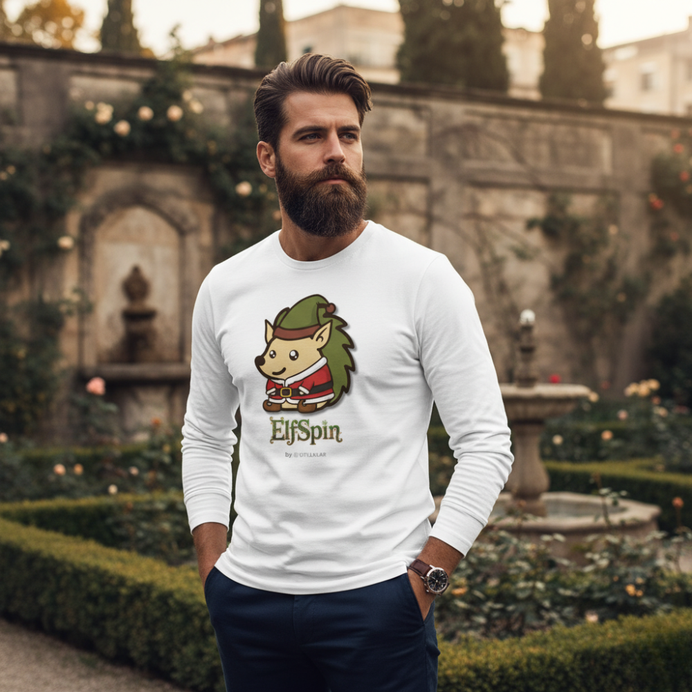 Spin | Unisex Bio-Langarmshirt - Christmas Collection ElfSpin