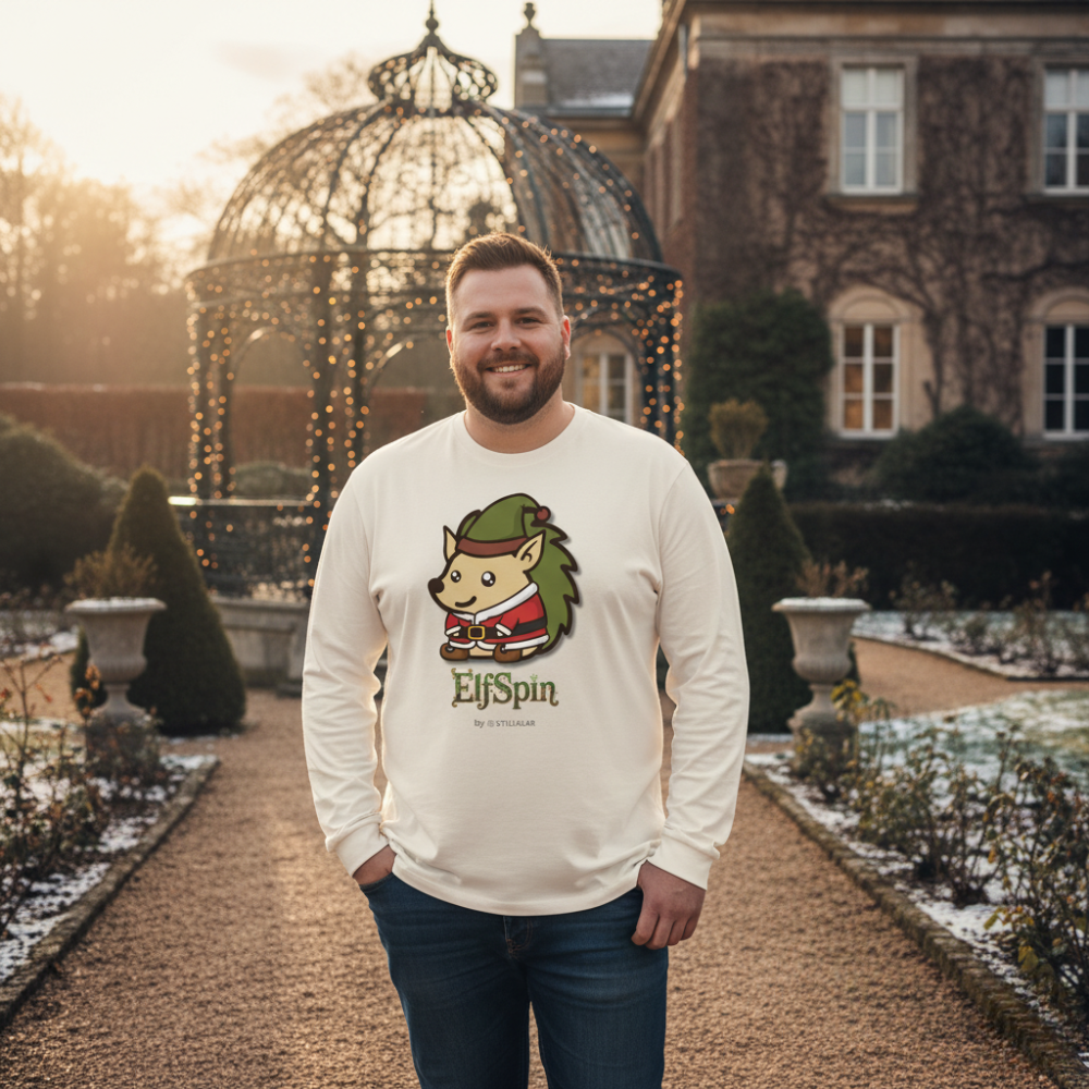 Spin | Unisex Bio-Langarmshirt - Christmas Collection ElfSpin