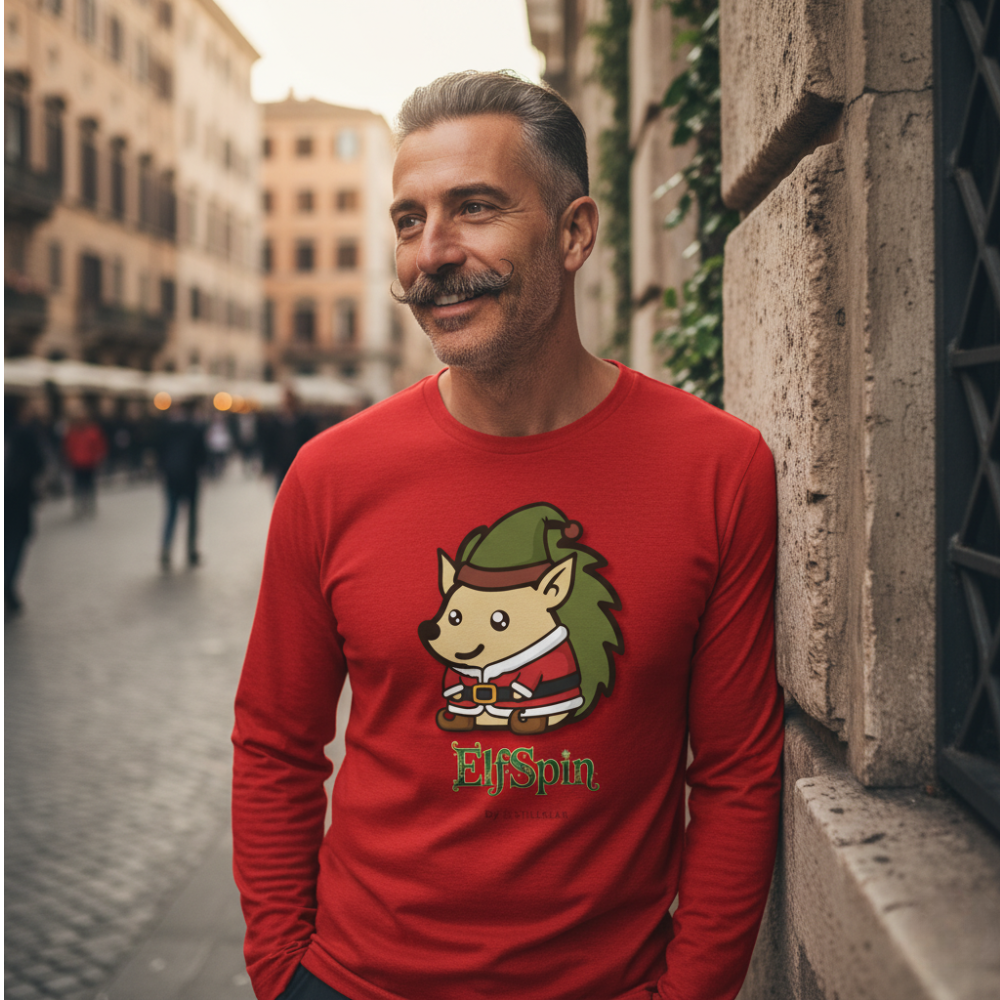 Spin | Unisex Bio-Langarmshirt - Christmas Collection ElfSpin