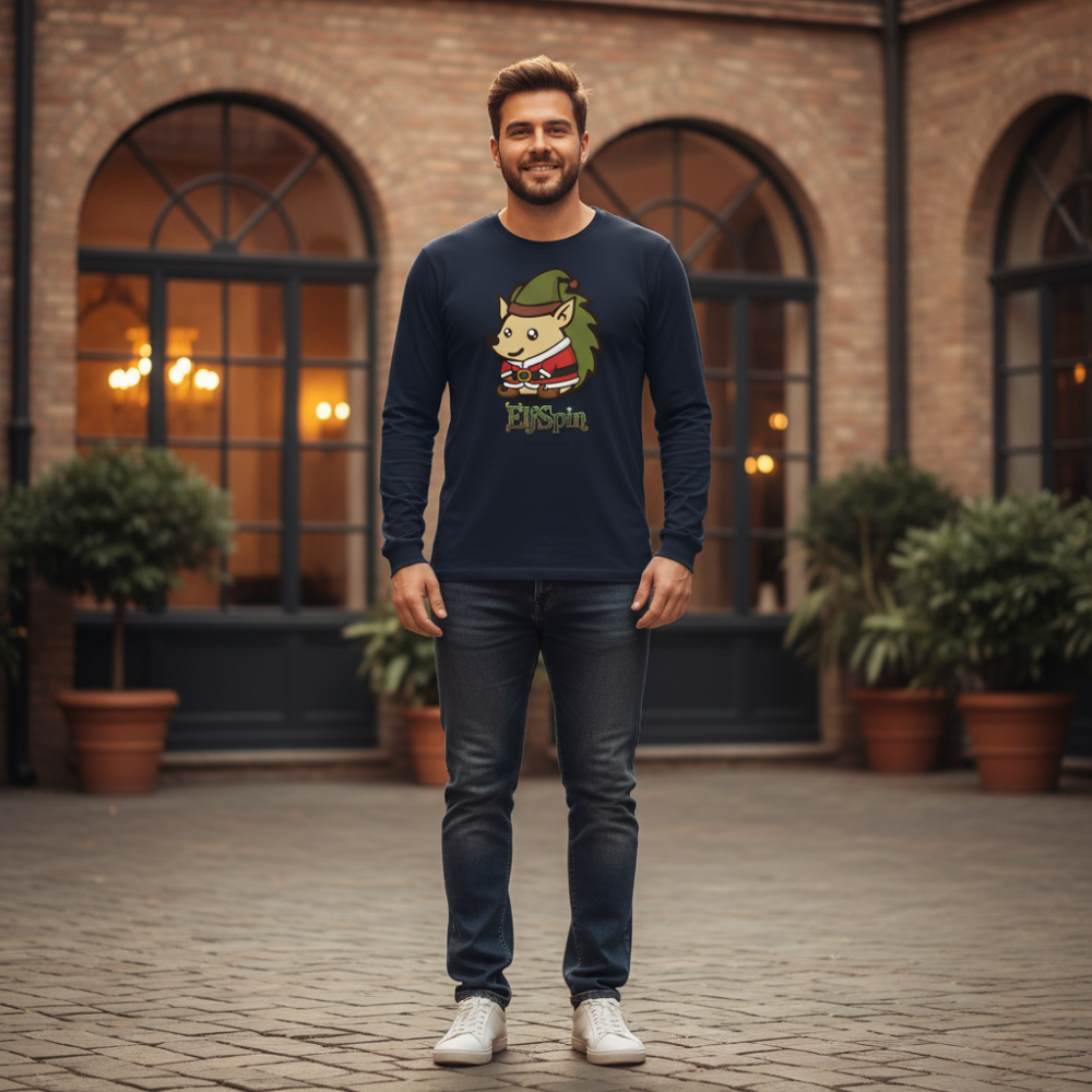 Spin | Unisex Bio-Langarmshirt - Christmas Collection ElfSpin