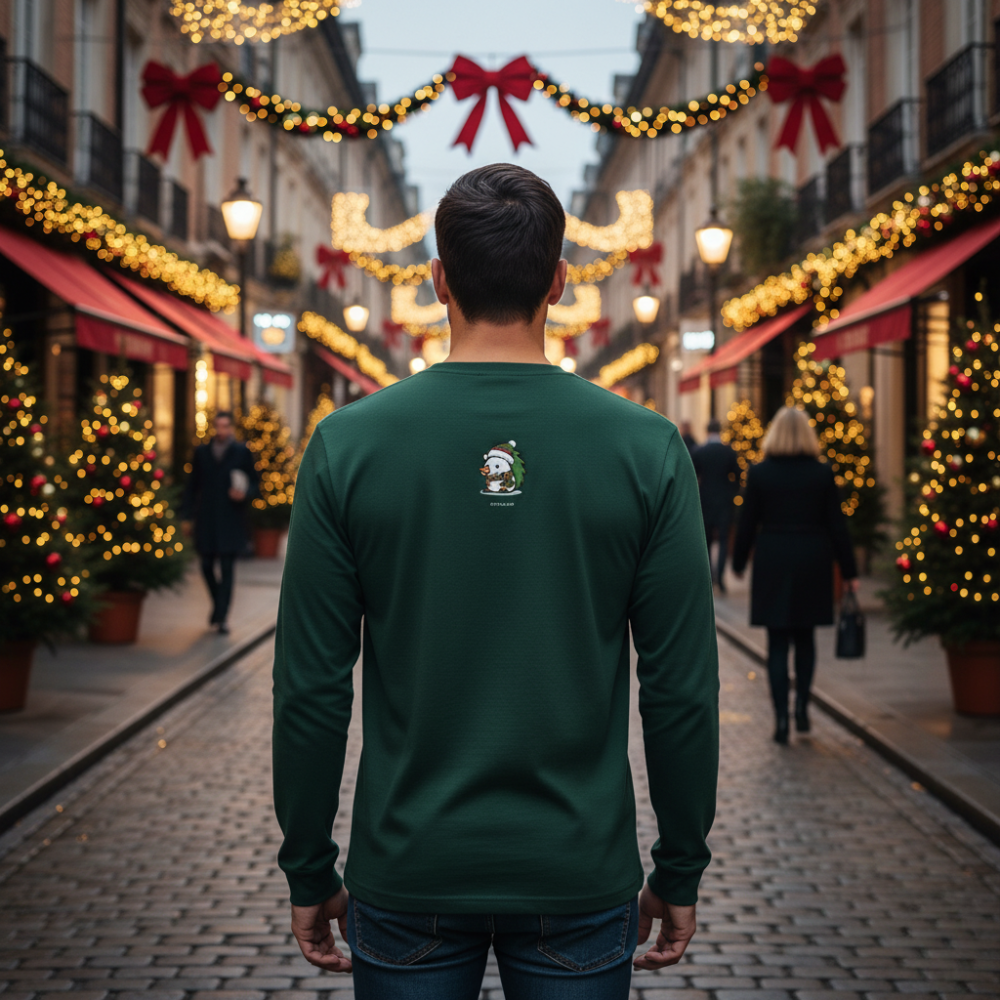 Spin | Unisex Bio-Langarmshirt - Christmas Collection SnowSpin