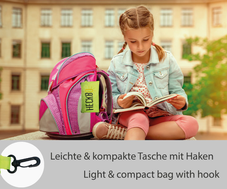 Heckbo | Kinder Farbwechsel Ranzenschutz - Dinosaurier
