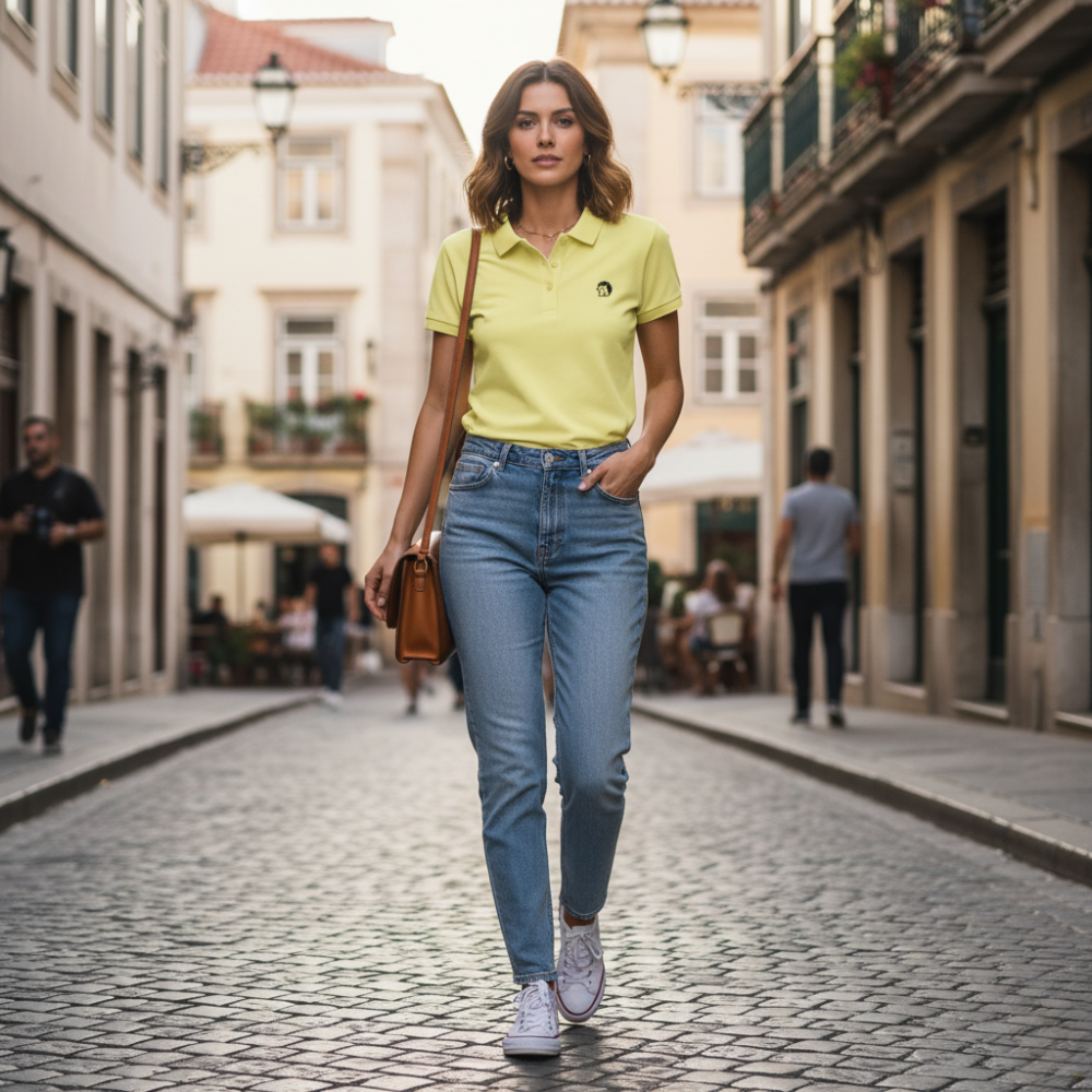 Spin | Damen Bio-Polo - Spin Collection
