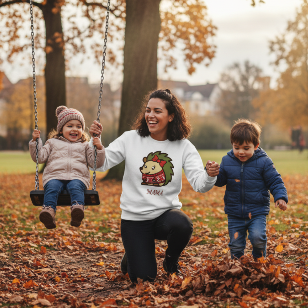 Spin | Damen Bio-Weihnachtspullover - Christmas Collection Family Edition