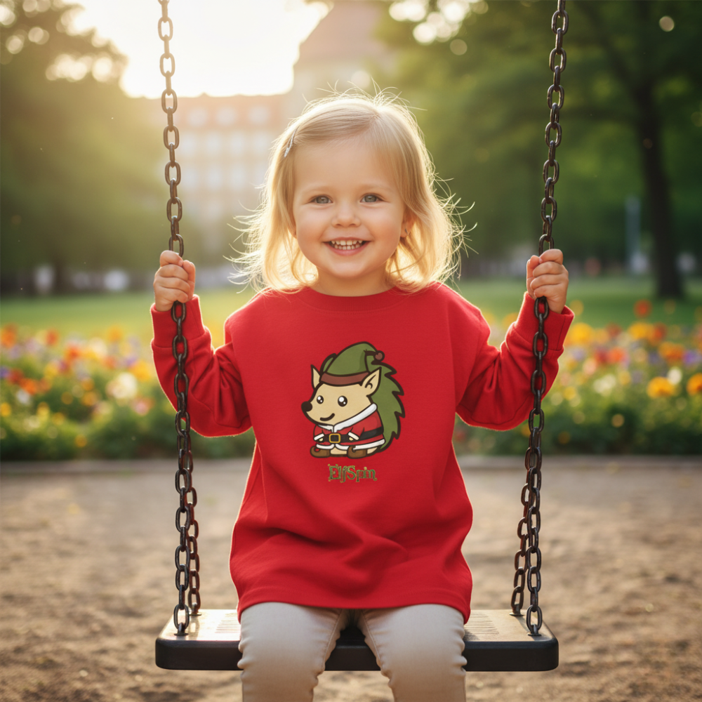 Spin | Kinder recycled Weihnachtspullover - Nachhaltig Christmas Collection ElfSpin