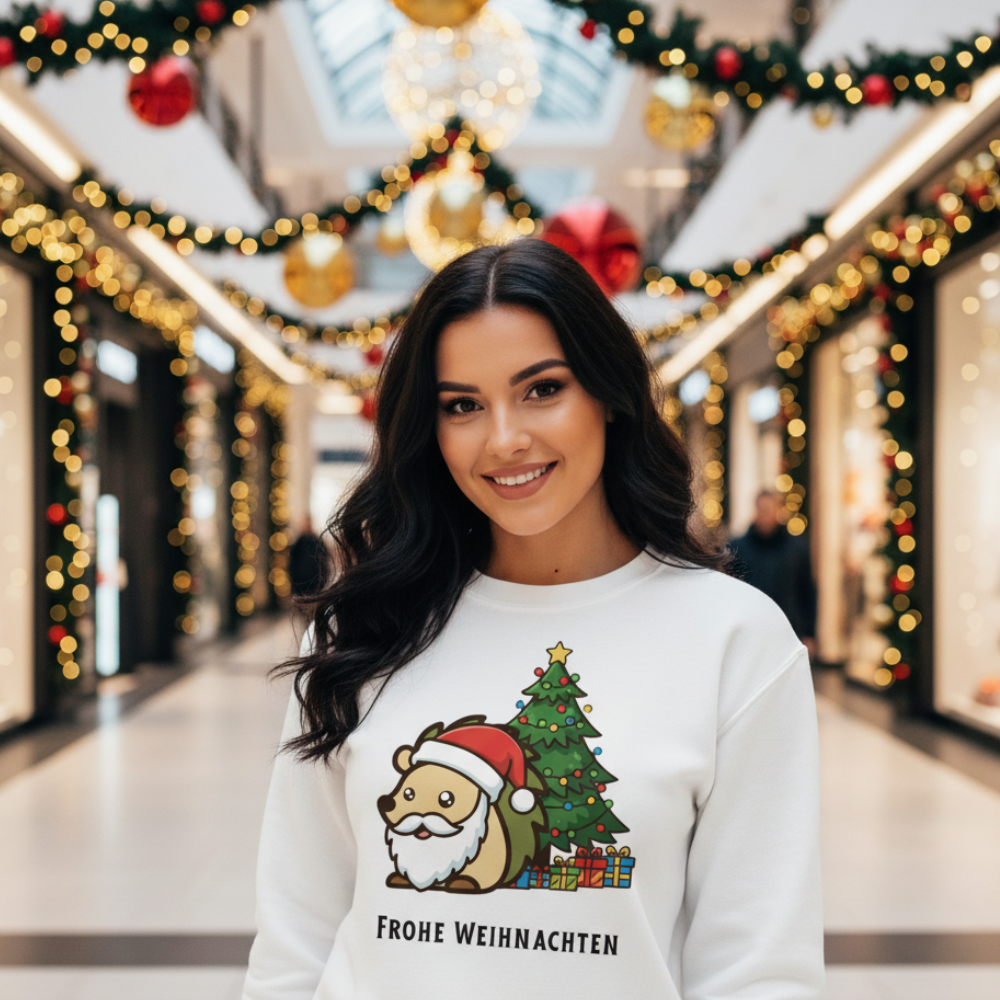 Spin | Unisex Bio-Weihnachtspullover - Christmas Collection SantaSpin