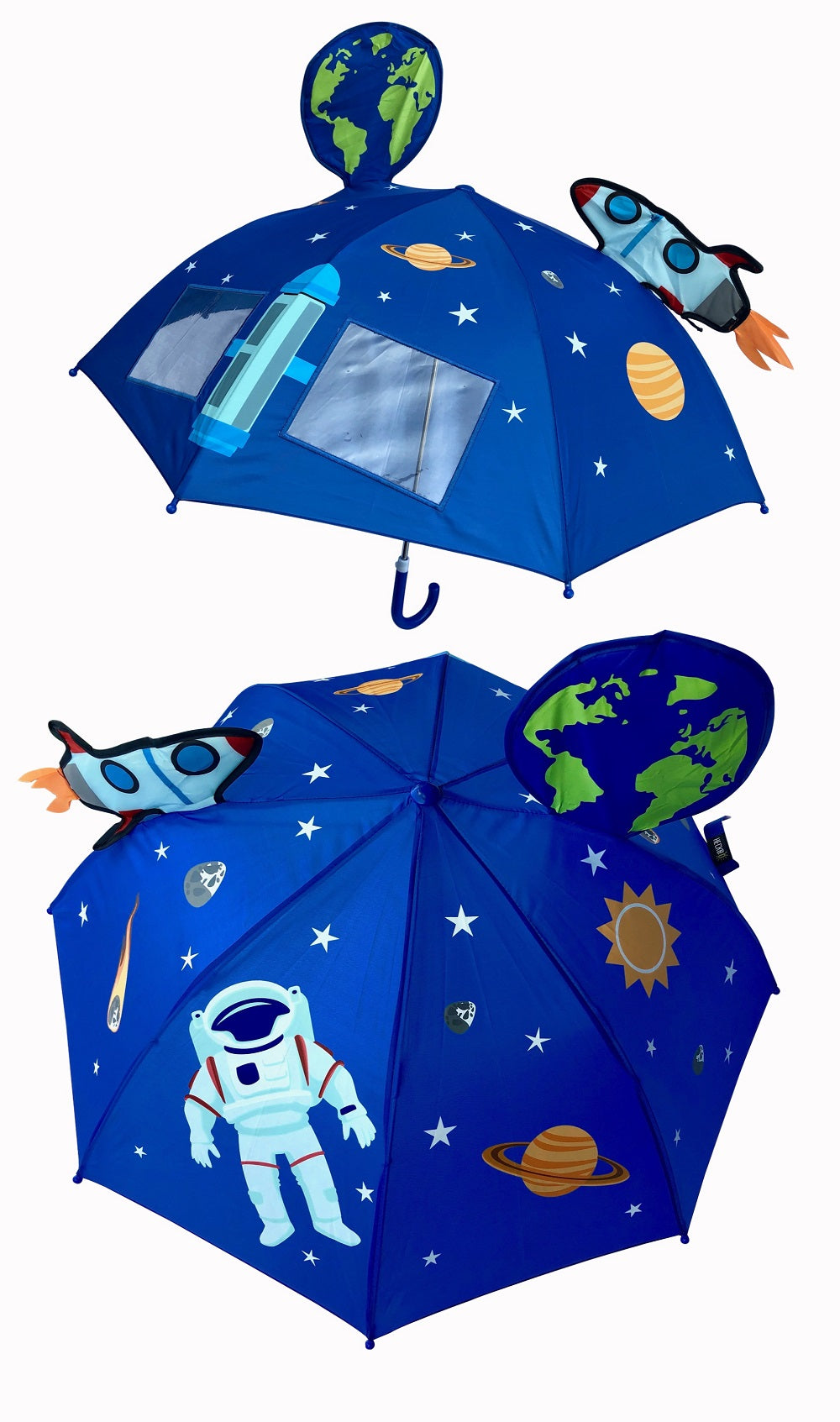 Heckbo | 3D Regenschirm - Weltraum