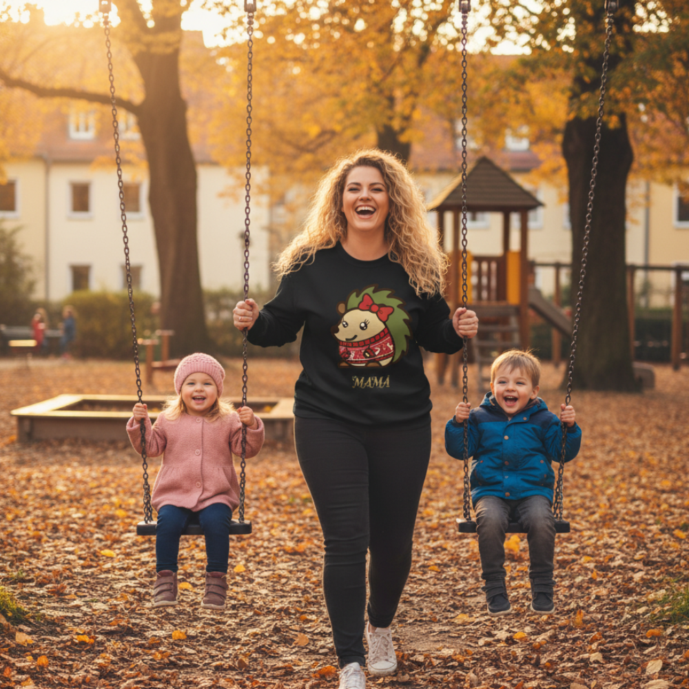Spin | Damen Bio-Weihnachtspullover - Christmas Collection Family Edition