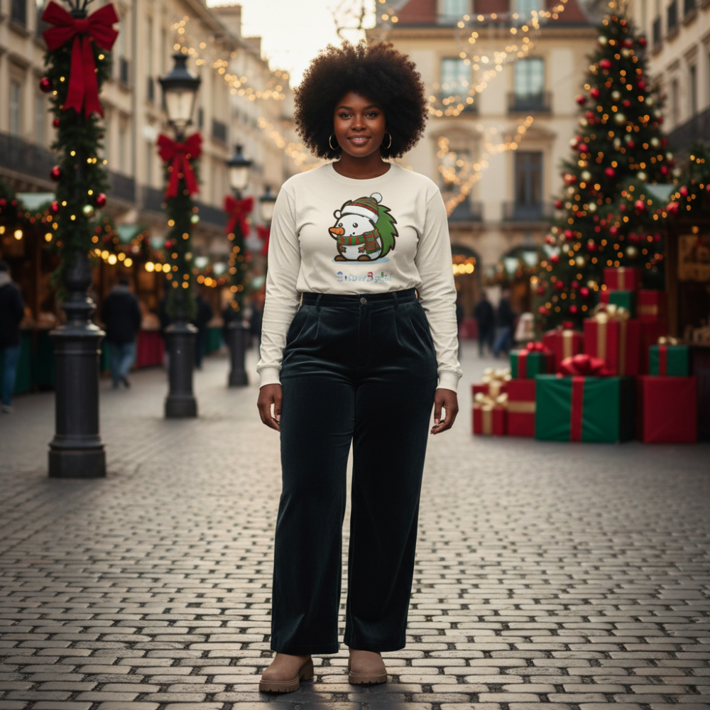 Spin | Unisex Bio-Langarmshirt - Christmas Collection SnowSpin
