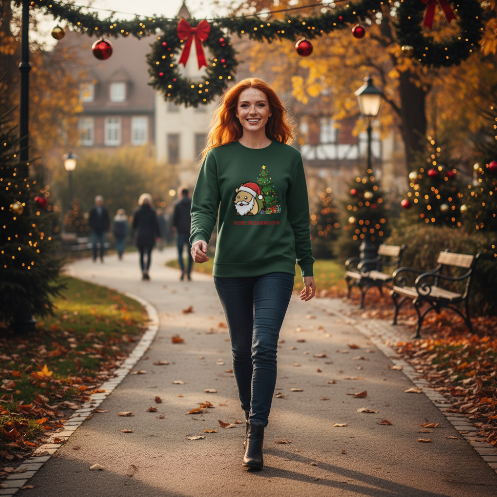 Spin | Unisex Bio-Weihnachtspullover - Christmas Collection SantaSpin