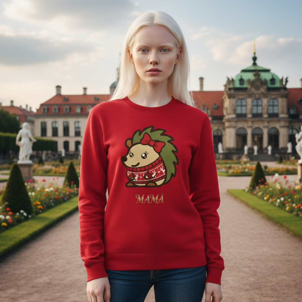 Spin | Damen Bio-Weihnachtspullover - Christmas Collection Family Edition