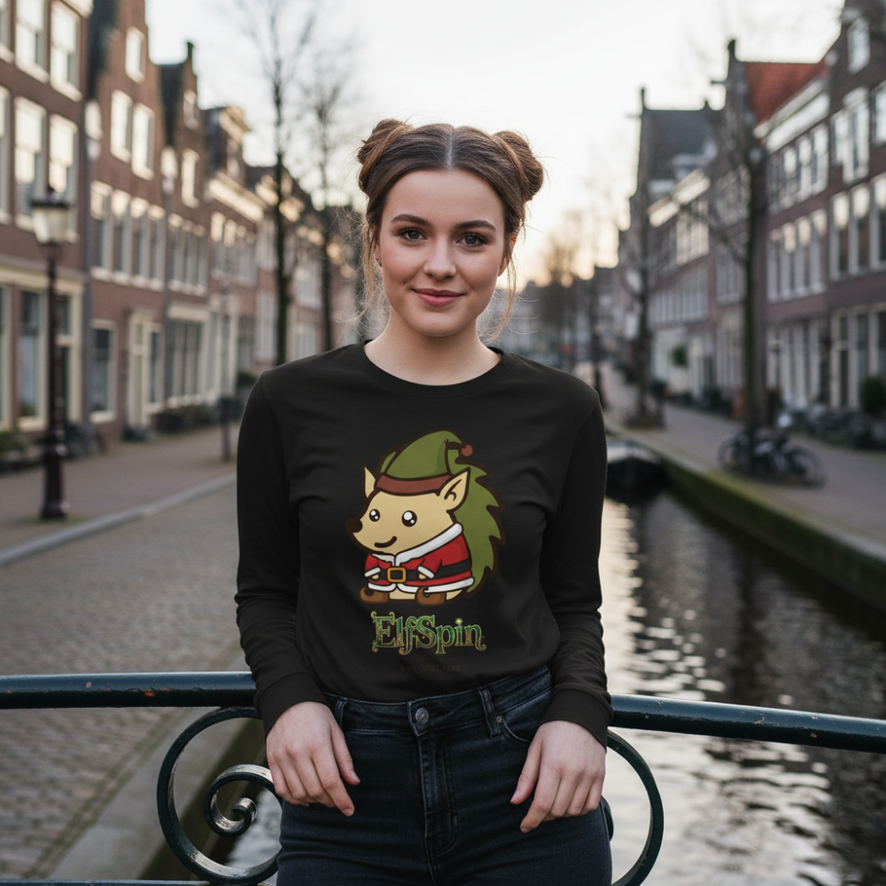 Spin | Unisex Bio-Langarmshirt - Christmas Collection ElfSpin