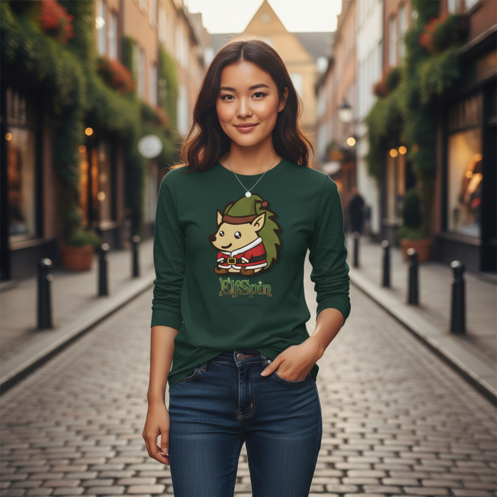 Spin | Unisex Bio-Langarmshirt - Christmas Collection ElfSpin