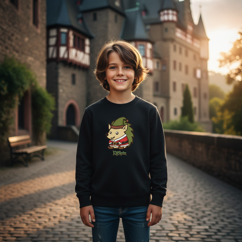 Spin | Kinder recycled Weihnachtspullover - Nachhaltig Christmas Collection ElfSpin
