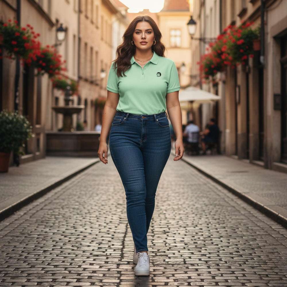 Spin | Damen Bio-Polo - Spin Collection