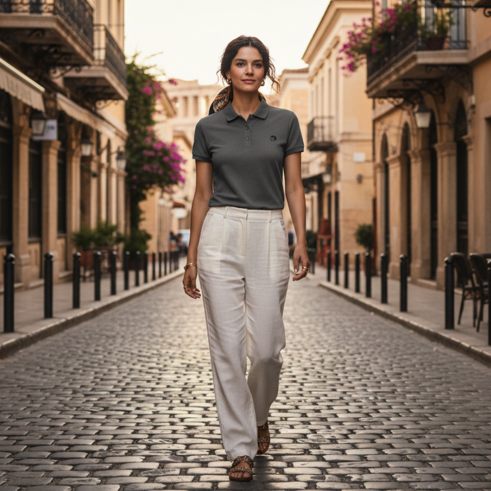 Spin | Damen Bio-Polo - Spin Collection