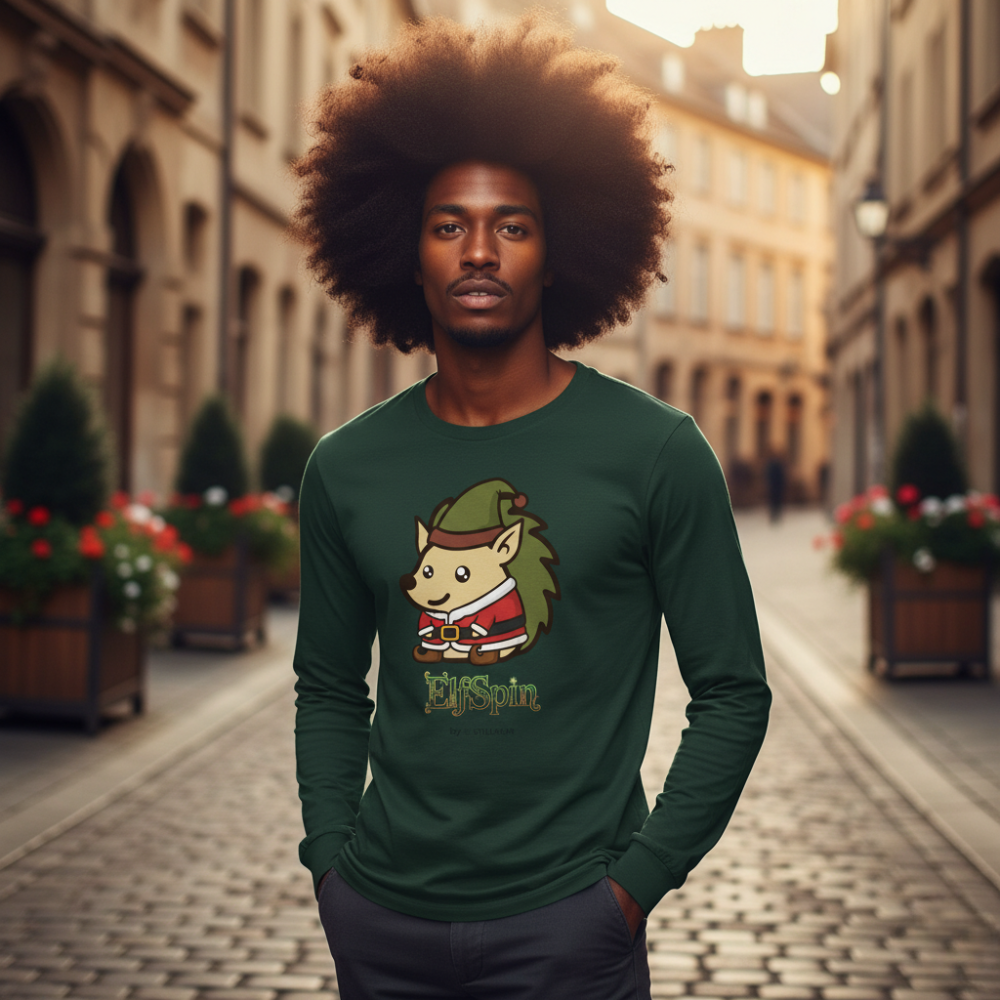 Spin | Unisex Bio-Langarmshirt - Christmas Collection ElfSpin