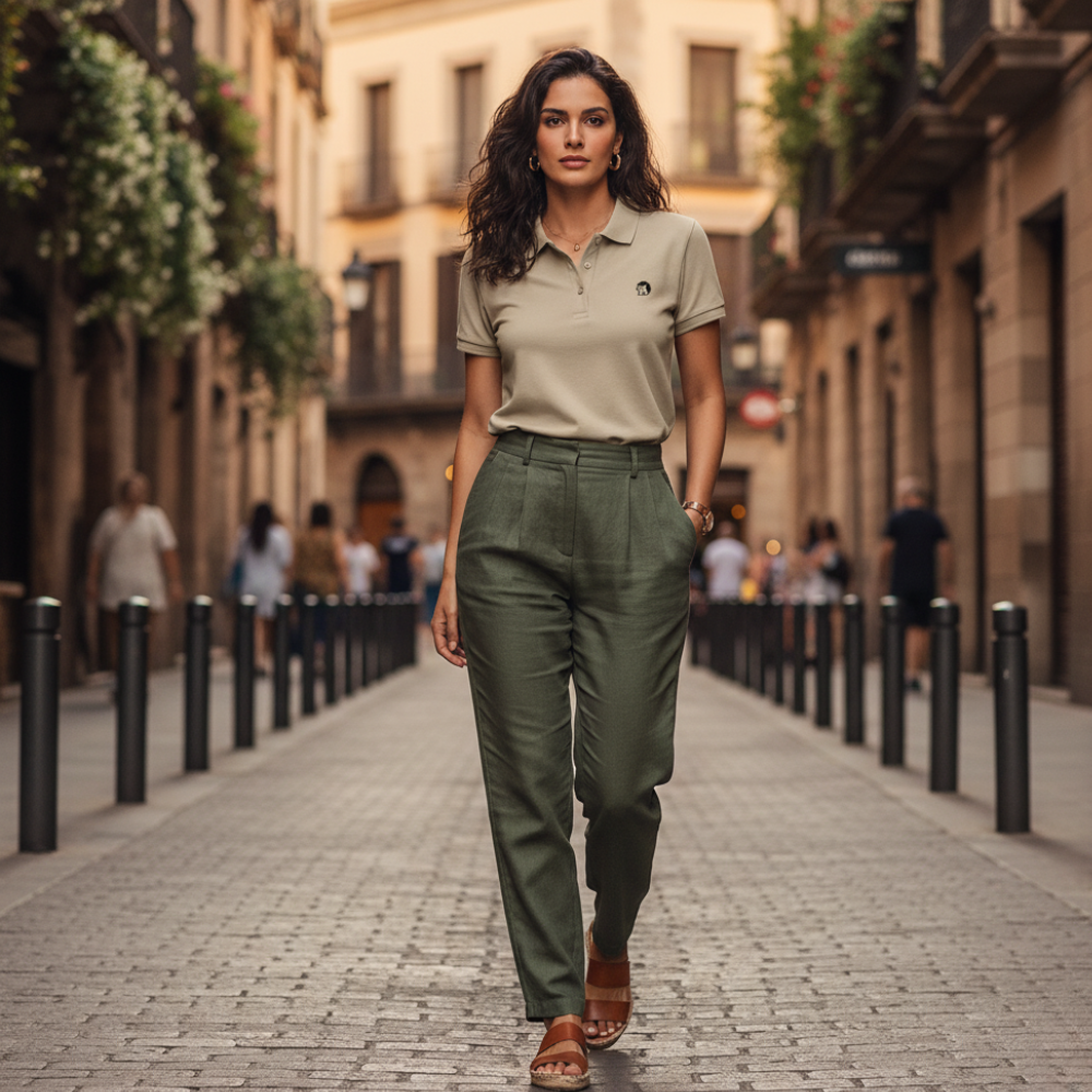 Spin | Damen Bio-Polo - Spin Collection