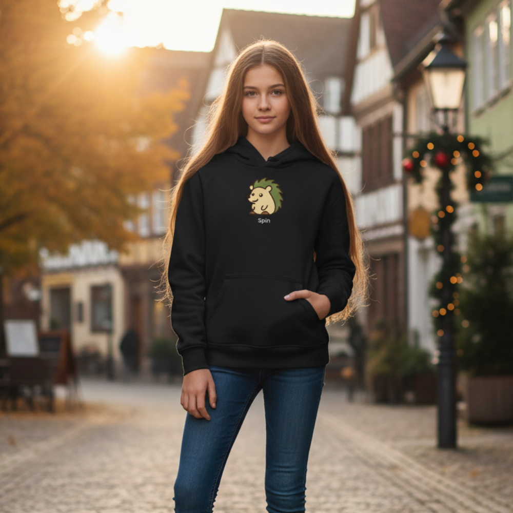 Spin | Kinder Bio-Kapuzensweatshirt - Spin Collection