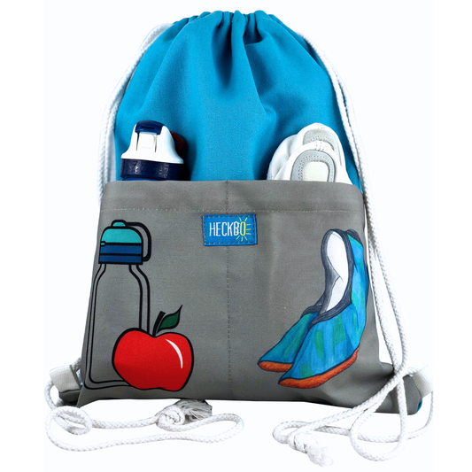 Heckbo | Kinder Turnbeutel - 2 Taschen