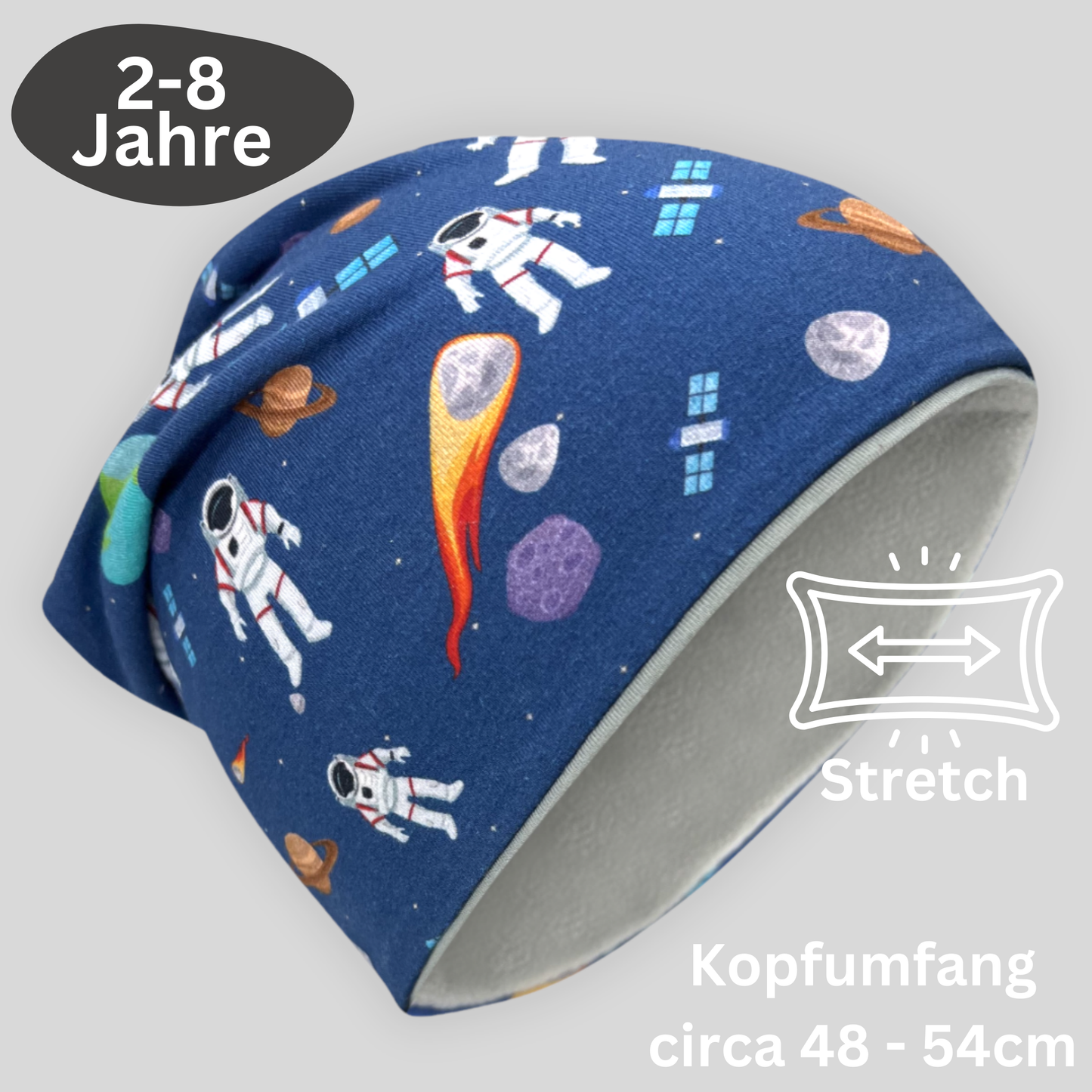 Heckbo | Kinder Beanie & Loop Set - Astronaut