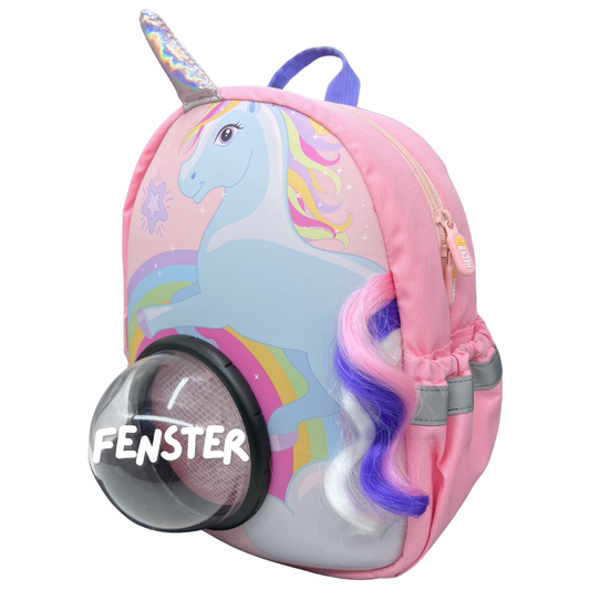 Heckbo | Rucksack mit Sichtfenster - Einhorn
