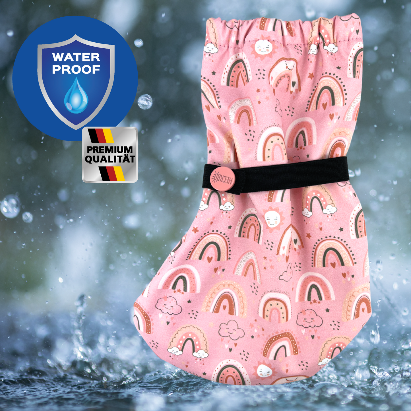 Heckbo | Füßlinge ohne Innen-Futter - Regenbogen