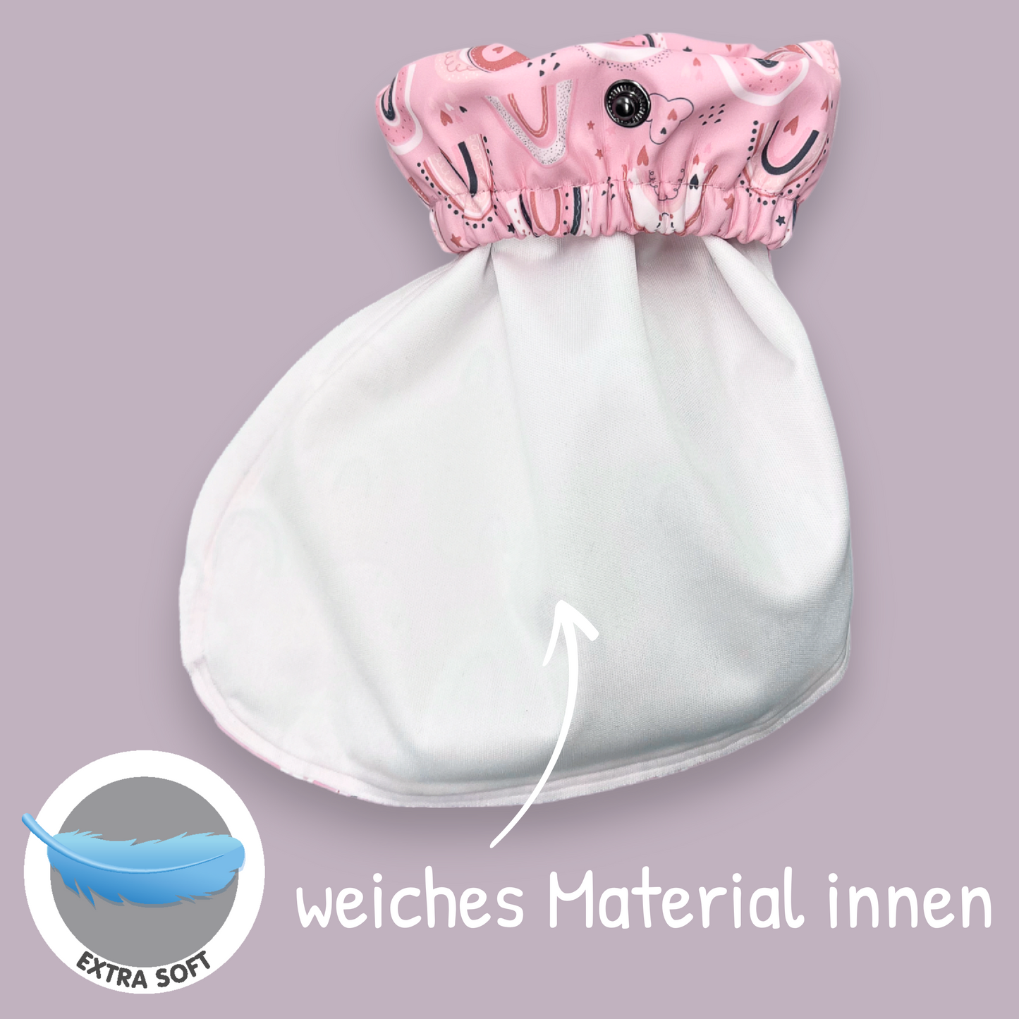 Heckbo | Füßlinge ohne Innen-Futter - Regenbogen