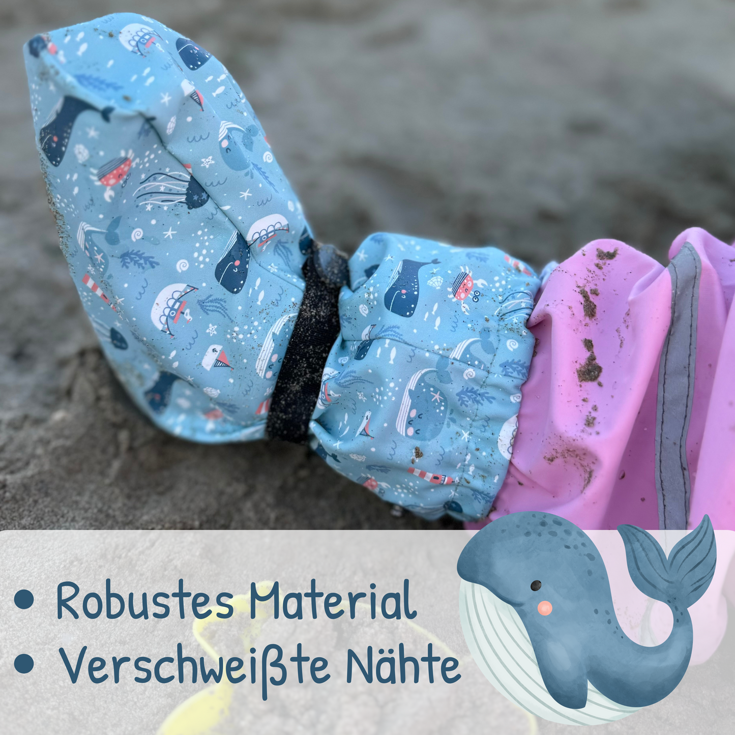 Heckbo | Füßlinge ohne Innen-Futter - Meerestiere