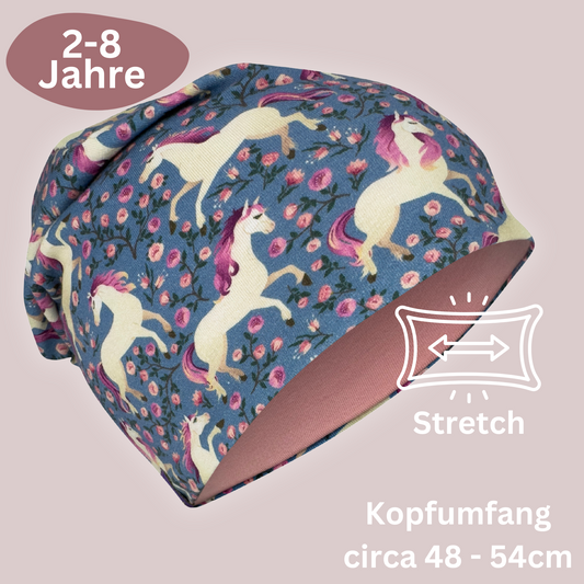 Heckbo | Kinder Beanie Mütze & Loop Set - Pferd