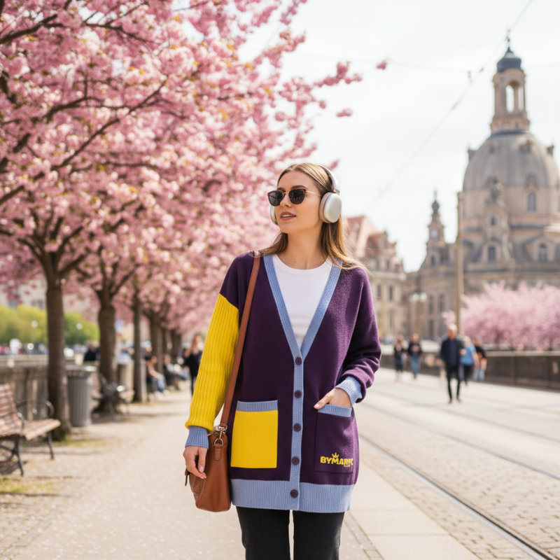 BYMANYC New York | Damen Bio-Cardigan - Grand Central