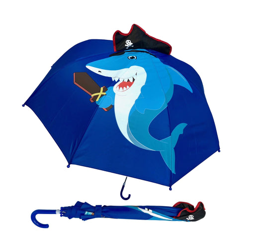 Heckbo | Regenschirm - Piraten-Hai