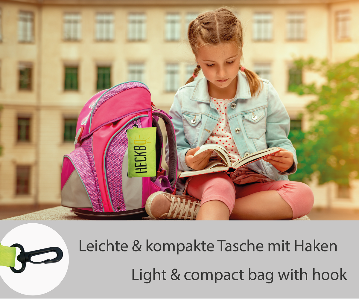 Heckbo | Kinder Farbwechsel-Ranzenschutz - Hai