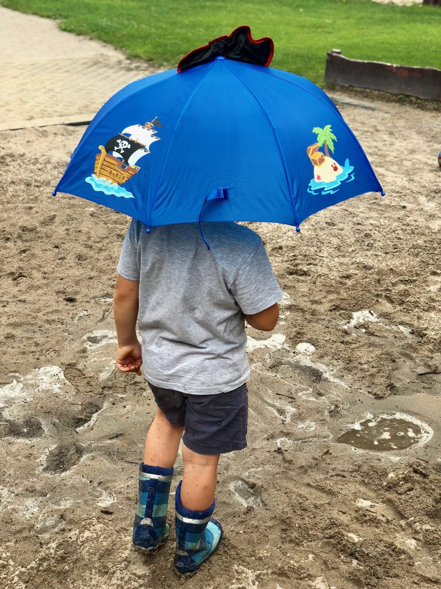 Heckbo | Regenschirm - Piraten-Hai