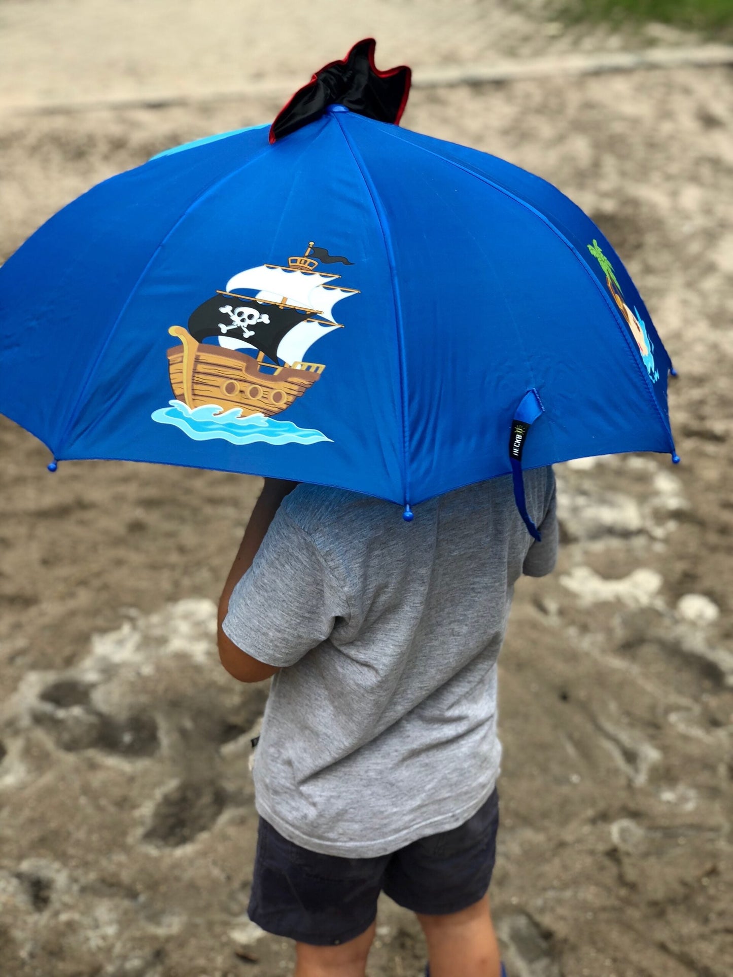 Heckbo | Regenschirm - Piraten-Hai