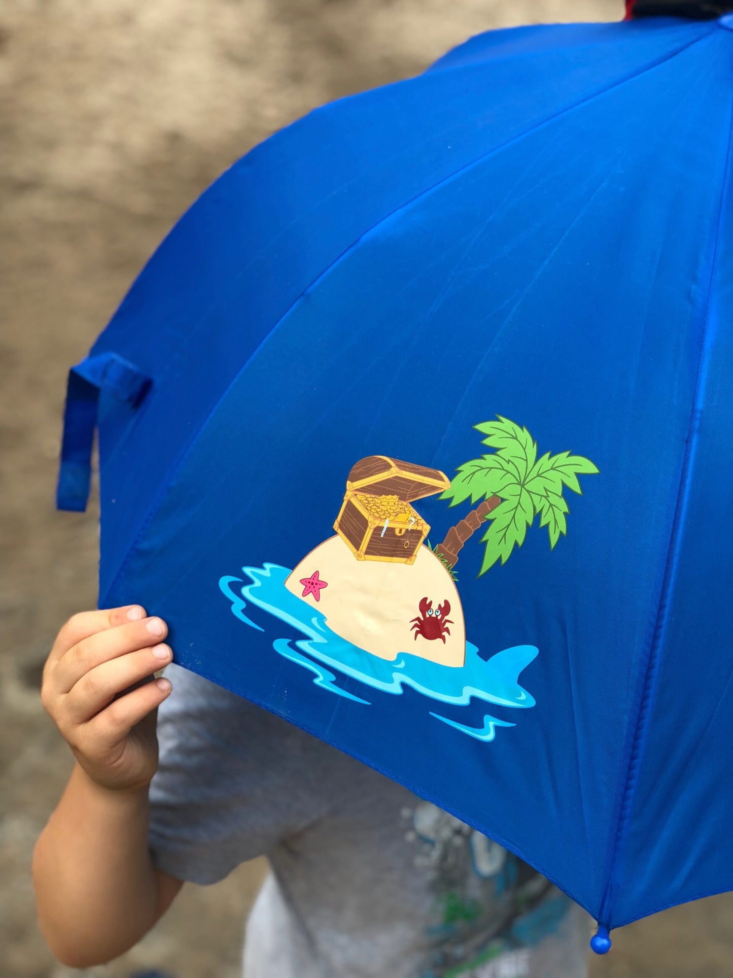 Heckbo | Regenschirm - Piraten-Hai