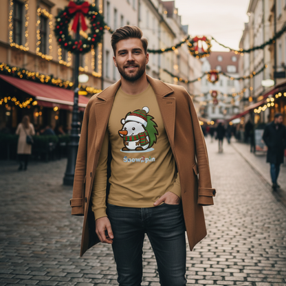 Spin | Unisex Bio-Langarmshirt - Christmas Collection SnowSpin