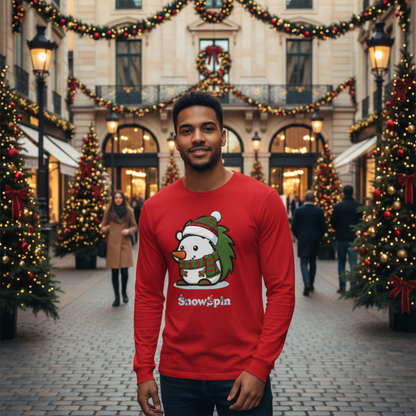 Spin | Unisex Bio-Langarmshirt - Christmas Collection SnowSpin