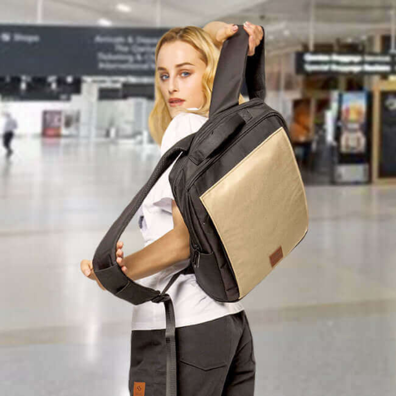 CITYC 2 in 1 Reiserucksack Sand