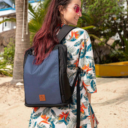 CITYC 2 in 1 Reiserucksack Blau