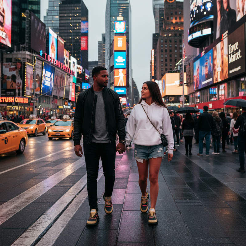 unisex Sneaker Times Square Lights Edition