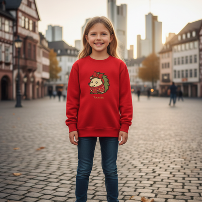 Spin | Mädchen Recycling-Weihnachtspullover - Nachhaltige Christmas Collection Family Edition