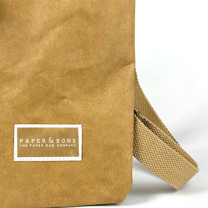 Oak Kraft Paper Backpack Sand