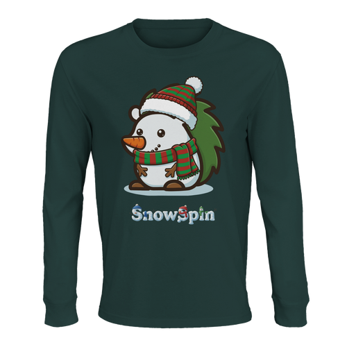 Spin | Unisex Bio-Langarmshirt - Christmas Collection SnowSpin