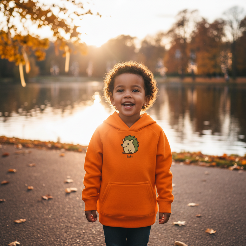 Spin | Kinder Bio-Kapuzensweatshirt - Spin Collection
