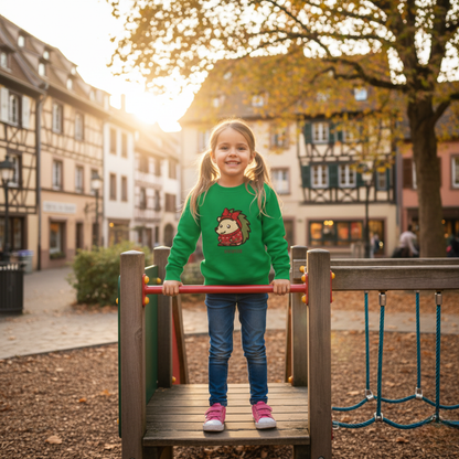 Spin | Mädchen Recycling-Weihnachtspullover - Nachhaltige Christmas Collection Family Edition