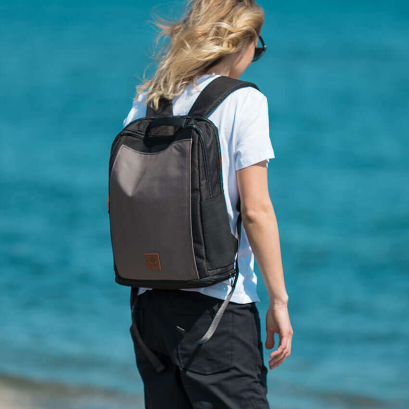 CITYC 2 in 1 Reiserucksack Schwarz