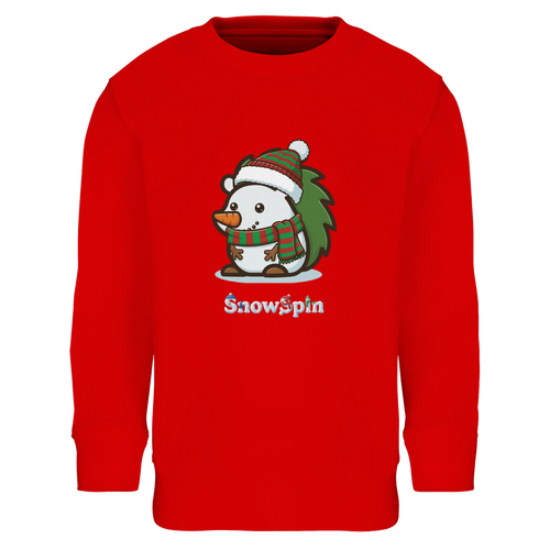 Spin | Kinder recycled Weihnachtspullover - Nachhaltig Christmas Collection SnowSpin