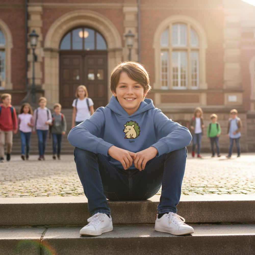 Spin | Kinder Bio-Kapuzensweatshirt - Spin Collection